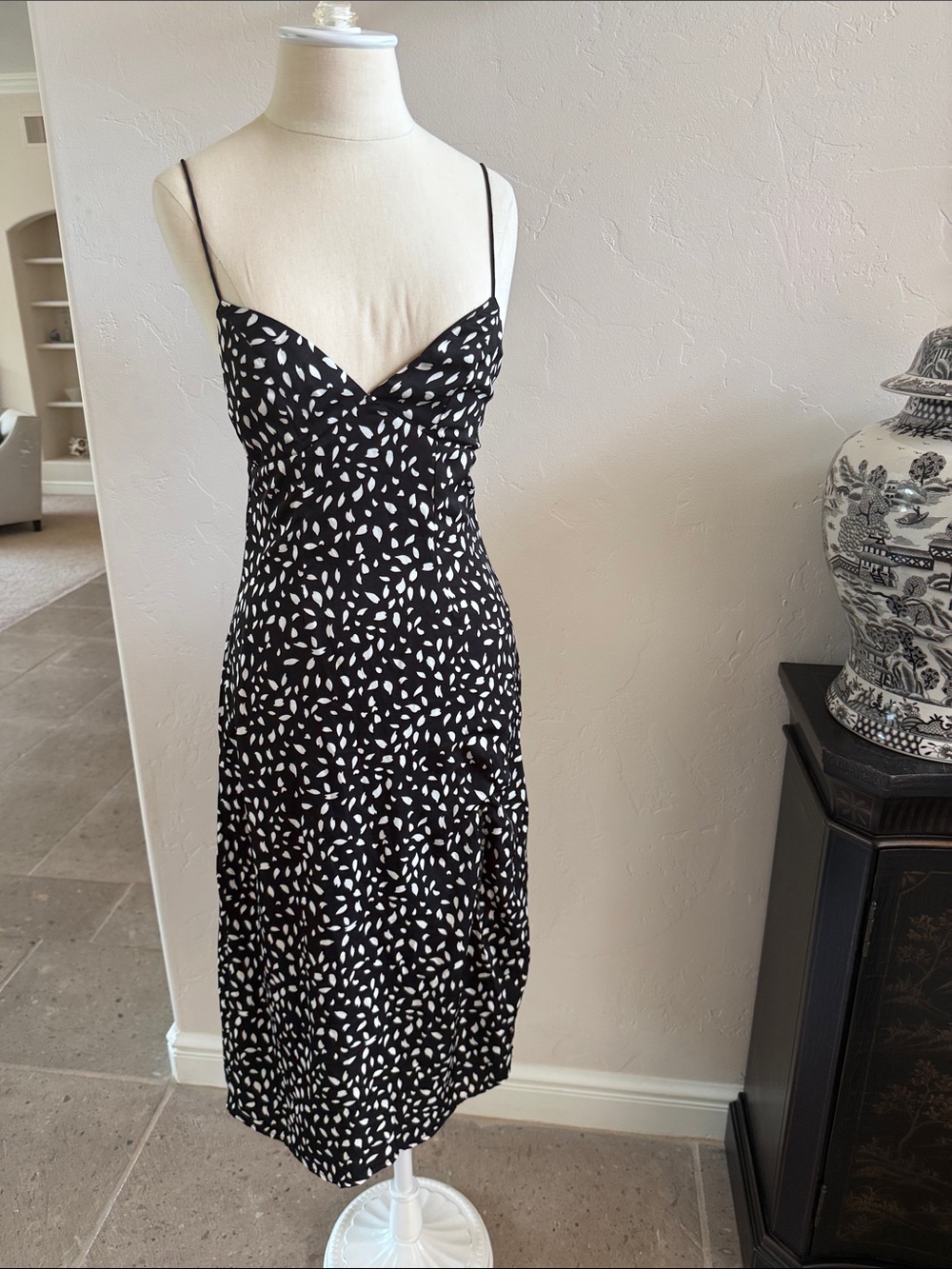 Hello Molly black and white sundress. Size 2